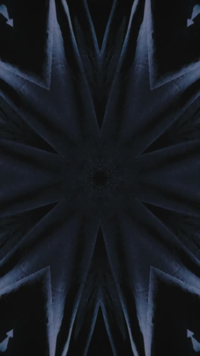 Blue Kaleidoscope Pattern